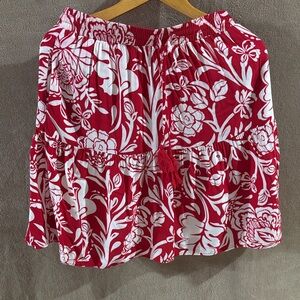 Knox Rose Red and White Skirt